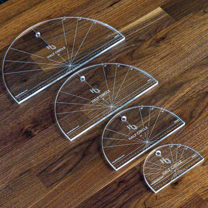 HQ Solid Half Circles ( Set of 4)