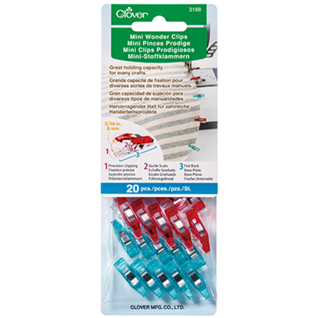 Simplistic Clips Clover Mini Wonder Clips – Sew Simple Canberra