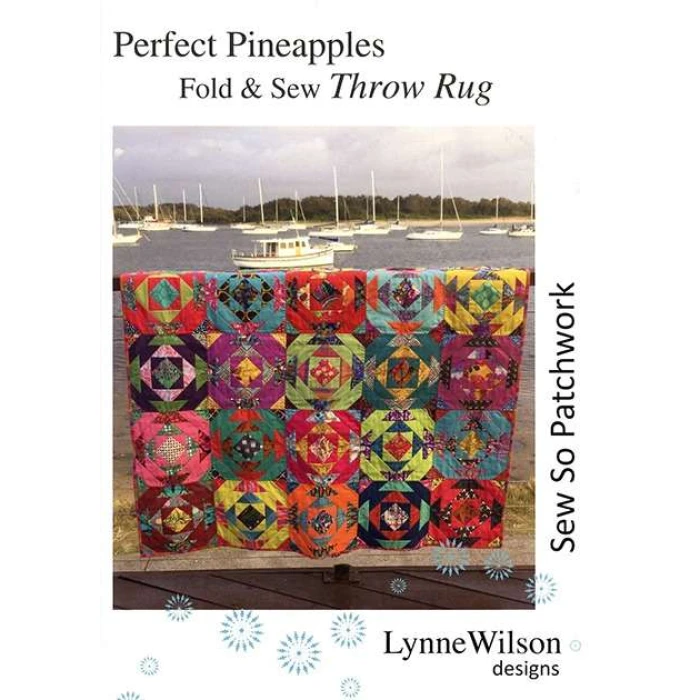 Perfect Pineapples - Sew and Fold Throw Rug