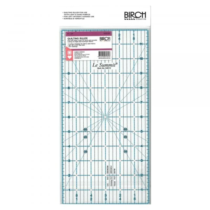 Quilting Ruler 6" x 12"