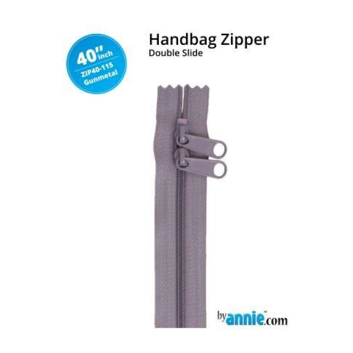 By Annie Zip - 40 Inch - Gun Metal