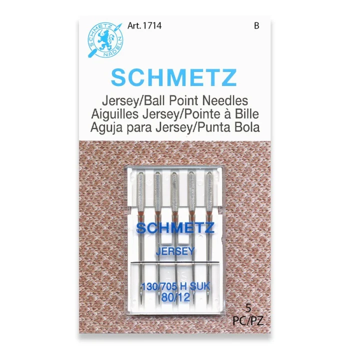 Schmetz Jersey/Ball Point Needles 80/12