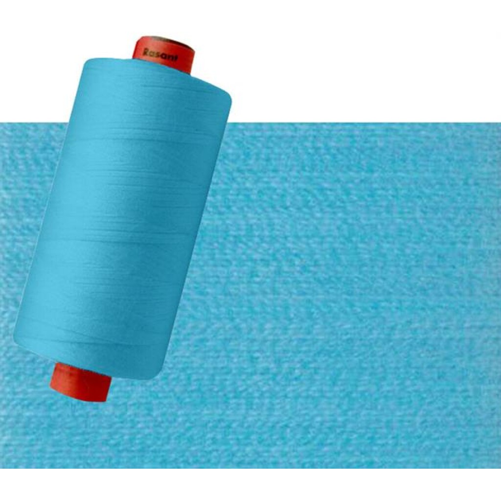 Rasant 1000m Sewing Thread – 0409 Cyan Blue – Sew Simple Canberra